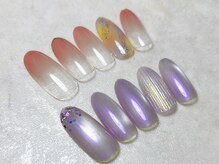 エム ネイル(M nail)/4月定額5.000円デザイン