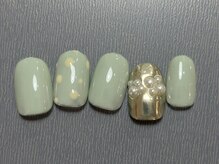 アイ ネイルズ 天神店(I nails)/個性派ミラードット　￥7000