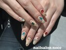 宝石ネイル