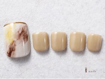 アイネイルズ 吉祥寺店(I nails)/マーブルインクフット［吉祥寺］