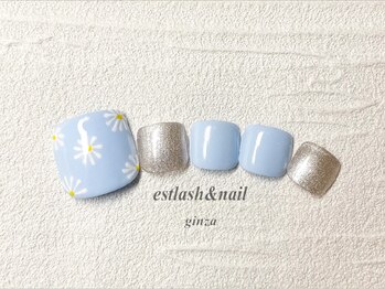 エストラッシュアンドネイル 銀座店(est lash&nail)/フットデイジーネイル