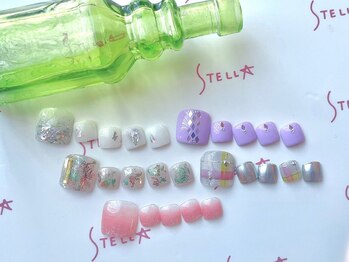 ネイルサロン ステラ(Nail Salon STELLA)の写真/【オフ込¥6578】アート込でこの価格!!ハンドが出来ない方も！足元のオシャレを存分に楽しんでみませんか？