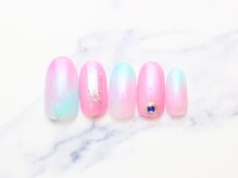 池袋ネイルサロン イイネイル(Ee-Nail)/ふわふわカラーネイル初回￥7500