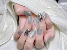 ルミエール ネイル モンナカ(Lumiere Nail Monnaka)/オンブレフレンチ/冬ネイル