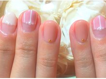 ネイルズ ララ(nails Lala)/職場OK！ストライプネイル
