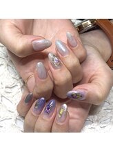 トランスモード ネイル/#34 ニュアンス×シェル￥8800