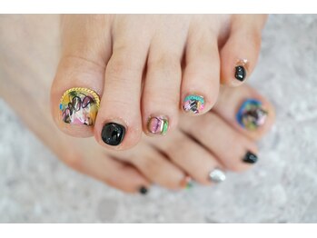 ネイル フライガール(nail FLY GIRL)/popデザインフット パラジェル