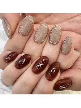 グリーディ(greedy)/秋ネイル