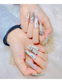 チップ持ち込みデザインネイル