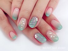 ミケ/夏マーメイドネイル