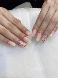 ハートホロネイル