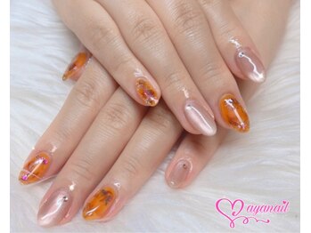 アヤネイル(ayanail)/マグネットべっ甲ネイル^_^！