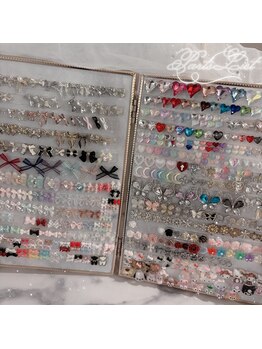 アイコンネイル シブヤ(ICON NAIL SHIBUYA)/パーツの種類豊富