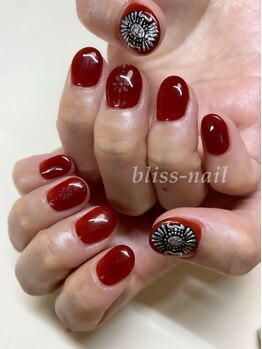 ブリスネイル(bliss-nail)/手書きアート
