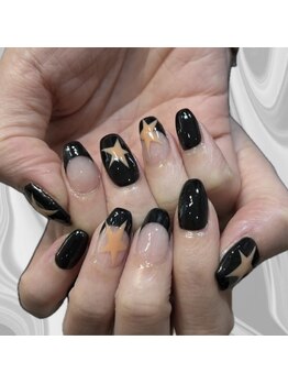 アヤネイルズ アンド アイラッシュ(AYA NAILZ.＆Eyelash)/Y2Kスターネイル