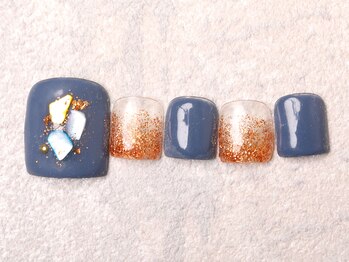 ジュノネイル(juno nail)/グレーブルーシェル