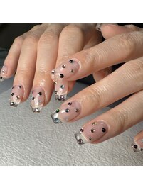 クリアフレンチ×ストーン