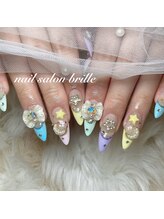 エスフィーネイルサロン ブリーユ(Esfy nailsalon Brille)/カラフルフレンチ