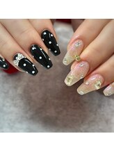 アンド アール(and.R)/ドット×宝石ネイル☆