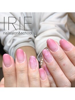 ピンクフラワーグラデーション