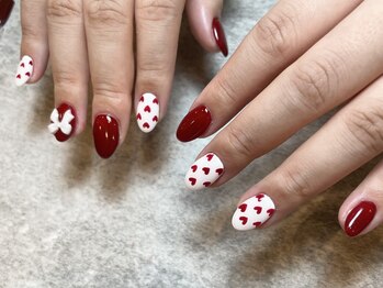 プラス ファースト(Plus 1st)/ハートリボンガーリー　bysasabe