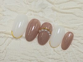 リングビジューネイル