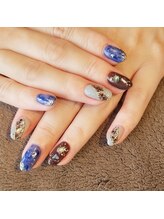 サヴァ アイラッシュアンドネイル(sava)/【秋色ニュアンス：ブルーver.】