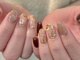 【Karin.m】ブラウンゴールド