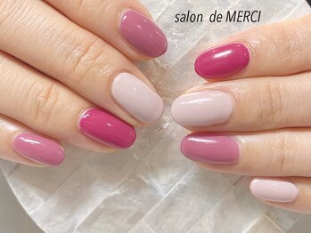 サロン ド メルシー(Salon de MERCI)/ピンクカラーグラデーション☆