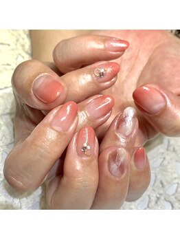 #9 グラデ×オレンジ¥4950