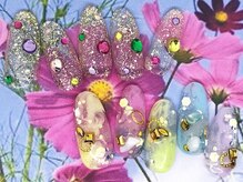 アン ジョーヌドラゴ/【自爪ネイル】カラフルネイル