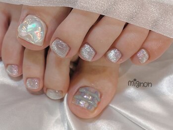 ミニョン(mignon)/foot定額親ワンポイントアート