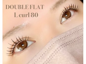 オメメ(omeme)/ダブルフラット Ｌカール80束★