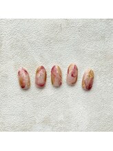 アムルーズ(Amoureuse)/秋色ニュアンスアートネイル♪