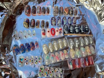 念ネイルの写真/お任せアートが得意です！ニュアンスや概念イメージで想像もつかない個性的なアートをご提供★