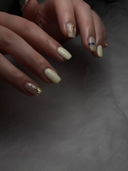 エミュ(e3mu)/春ネイル　ニュアンスネイル