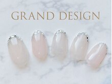 グランドデザイン 岐阜店(GRAND DESIGN)/キラキラフレンチネイル