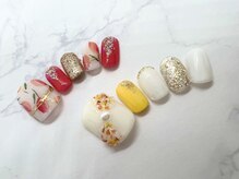 タネモト(Tanemoto)/4.5月フットネイル￥8800