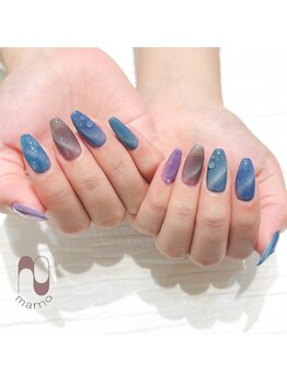 マーノ 津田沼ビート店/マグネットネイル/梅雨ネイル