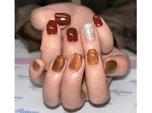 リジュベ(Rejuve)/ボルドーとオレンジマグネット☆