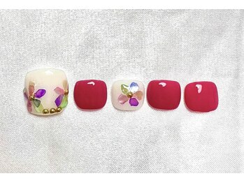 ビューティーサロン フラワーズ/シェルフラワーネイル♪