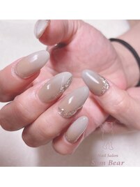 秋ニュアンスネイル