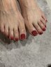 Miho【フットネイル★ワンカラー】爪に優しいフィルインオフパラジェル取扱店