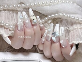 リンドネイル バイ モカ アンド ララ(Lind nail by moca and LaLa)/【mio】ガーリーネイル