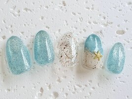 夏ネイル　海