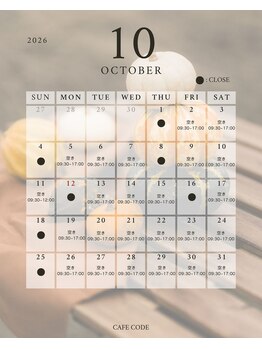 アイビーエス(ibs)/2026年10月営業日