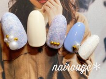 ネイル―ジュ 札幌大通店(nairouge*)/ニットマーブル♪