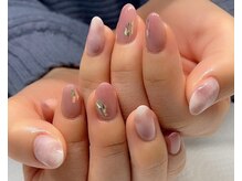 アイラッシュアンドネイル ブルーミン(Bloomin)/マーブルネイル