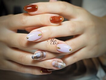 ネイルサロンアンドスクールエムズブロッサム(Nailsalon & school M's Blossom)/オフィスネイルコース￥5500