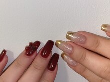 ヴィコ 名古屋栄(vico)/リボンネイル/@vico_ktgw